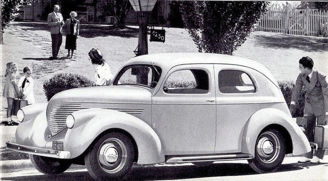 1938 Clipper Family Car Magazine ad.